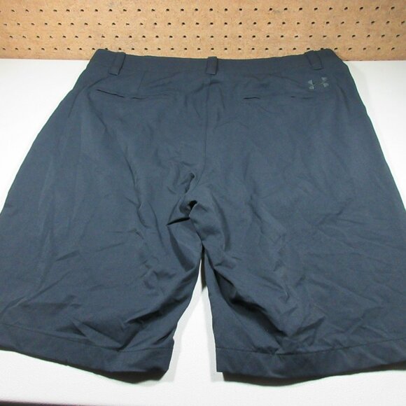 Under Armour mens solid charcoal LOOSE golf shorts 36 EUC - Picture 1 of 5